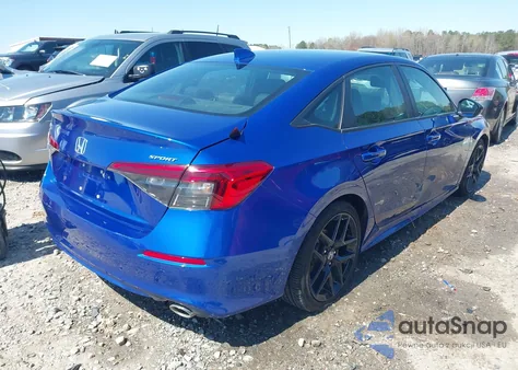 2024 Honda Civic Sport z USA, uszkodzony, nr VIN 2HGFE2F5XRH537804